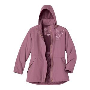 Atlas for Women Womens/Ladies Water Repellent Parka / Pink
